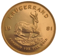 Moneda Krugerrand de 1 oz de Oro 1981