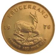 Moneda Krugerrand de 1 oz de Oro 1978