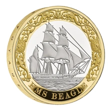 Colección 2026 de monedas conmemorativas de plata Proof Piedfort del Reino Unido