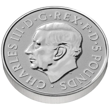Moneda Bestias de Tudor Dragón de Plata de 2 oz 2024