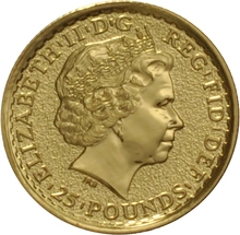 Moneda Britannia de Oro de 1/4 oz 2015