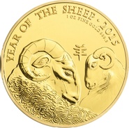 Royal Mint 1oz de Oro - 2015 Año de la Oveja