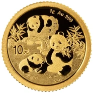 Moneda Panda Chino de Oro 1 g 2025