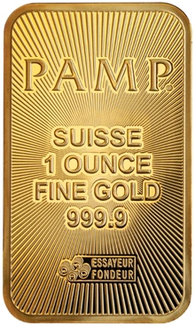 Lingote de Oro de 1 oz PAMP