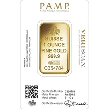 Lingote de Oro de 1 oz PAMP Rosa