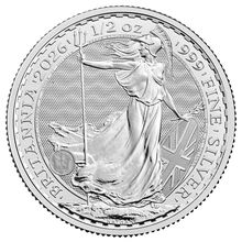 Moneda Britannia de Plata de 1/2 Onza 2026