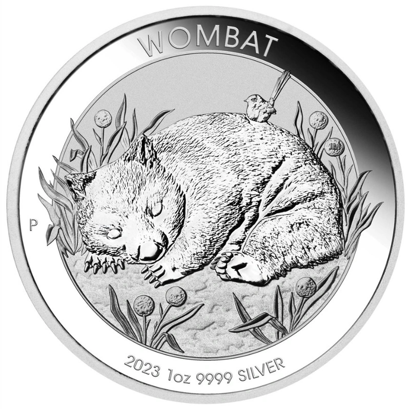 Moneda Wombat Australiano de Plata de 1 oz 2023