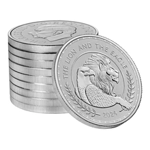 Moneda León y el Águila de Plata de 1 oz 2024