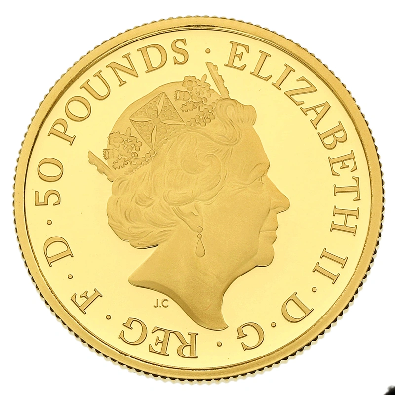 Moneda Britannia de Oro de 1/2 oz Proof 2019
