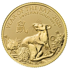 Royal Mint 1/4 oz de Oro - 2020 Año de la Rata