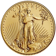 Moneda American Eagle de Oro de 1/4 oz 2023