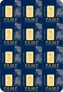 Paquete de Lingotes PAMP Multigramo de 12 g de Oro