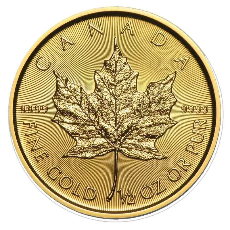 2016 1/2oz Canadian Maple Leaf Gold Coin