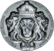 Lingote Redondo de Plata de 5 oz Encajable Scottsdale