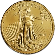 Moneda American Eagle de Oro de 1/4 oz 2013