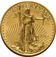 Moneda American Eagle de Oro de 1/4 oz 2015