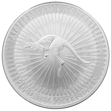 Moneda Canguro Australiano de Plata de 1 oz 2020