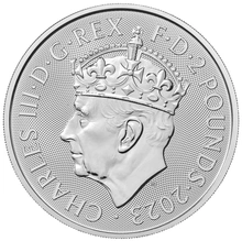 Moneda de Plata de 1 oz - Coronación Carlos III 2023
