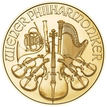 Moneda Filarmónica Viena de Oro de 1 oz 2023