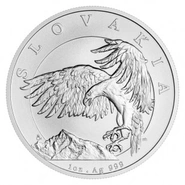 Moneda Águila Eslovaca de Plata de 1 oz 2024