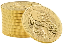 Moneda Britannia y Libertad de Oro de 1 oz 2025