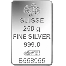 Lingote de Plata de 250 g PAMP