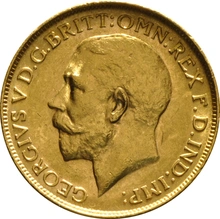 Moneda Soberano de Oro 1913 Jorge V (P)