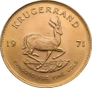 Moneda Krugerrand de 1 oz de Oro 1971