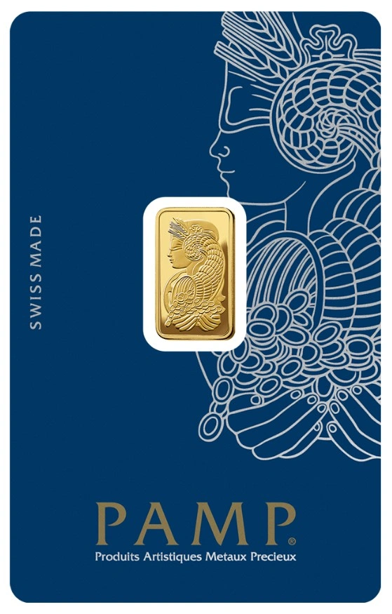 Lingote de Oro de 2,5 g PAMP