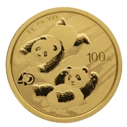 Moneda Panda Chino de Oro de 8 g 2022