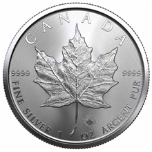 Maple Leaf Canadiense de 1 oz de Plata 2023