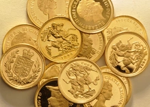 Moneda Medio Soberano de Oro Grado B