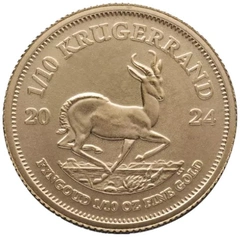 Moneda Krugerrand de 1/10 oz de Oro 2024