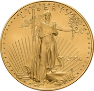 Moneda American Eagle de Oro de 1 oz 2004