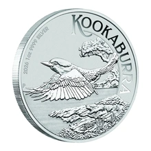 Moneda de plata australiana Kookaburra 2026 de 1 oz