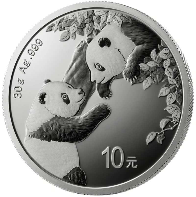 Moneda Panda Chino de Plata de 30 g 2023