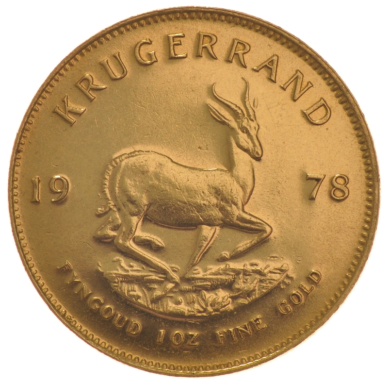 Moneda Krugerrand de 1 oz de Oro 1978