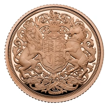 Moneda Medio Soberano de Oro Proof Edición Conmemorativa 2022