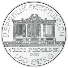 Moneda Filarmónica Viena de Plata 2025
