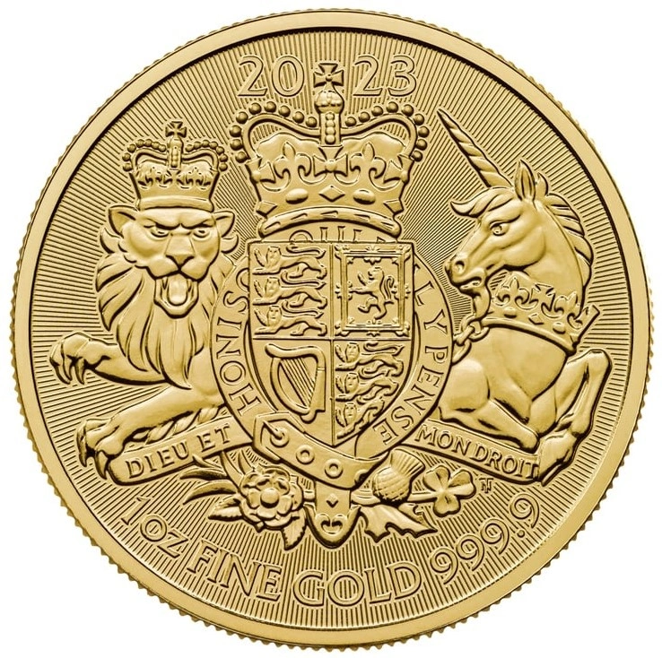 Moneda Escudo de Armas Real de Oro de 1 oz 2023