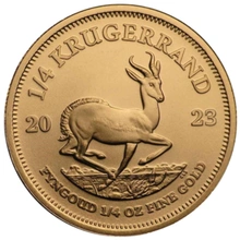 Moneda Krugerrand de 1/4 oz de Oro 2023