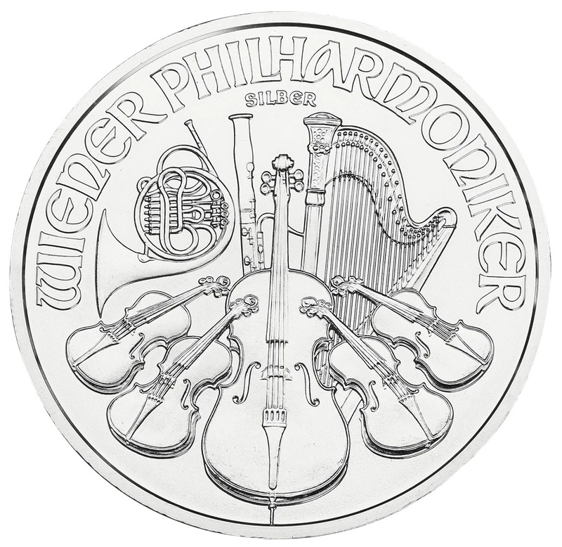Moneda Filarmónica Viena de Plata de 1 oz 2021