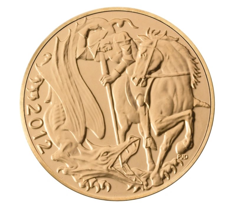 Moneda Soberano de Oro 2012 Jubileo de Diamante