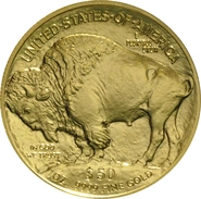 Moneda Búfalo Americano de Oro de 1 oz 2017