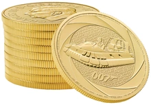 2025 Seis décadas de 007, Bond de los años 2000 Moneda de oro de 1 onza
