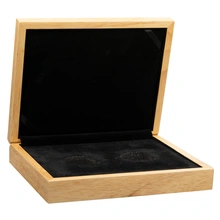 Caja de Regalo - 2 x Monedas de Oro de 1 oz 33 mm