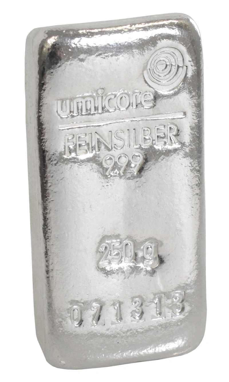 Lingote de Plata de 250 g Umicore