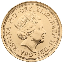 Moneda Medio Soberano de Oro 2020