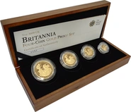 Juego de 4 Britannias Proof 2009 (en Caja Original)