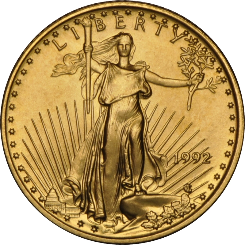 1992 1/10oz American Eagle Gold Coin